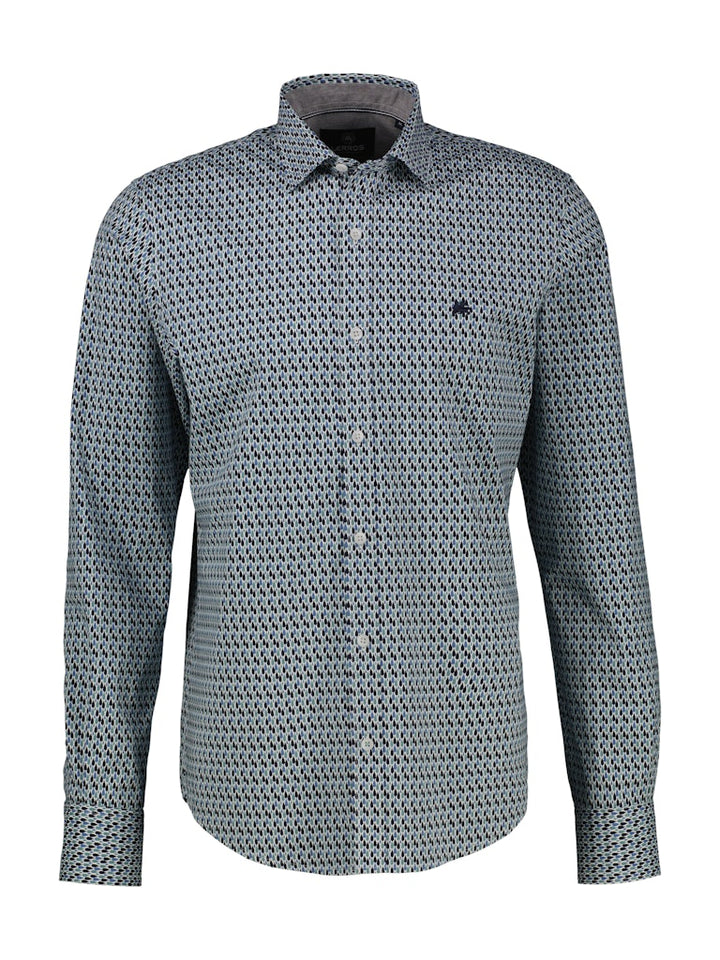Shirt Aop - Bruin Dessin
