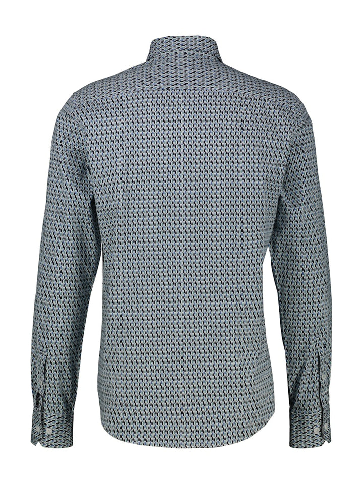 Shirt Aop - Bruin Dessin