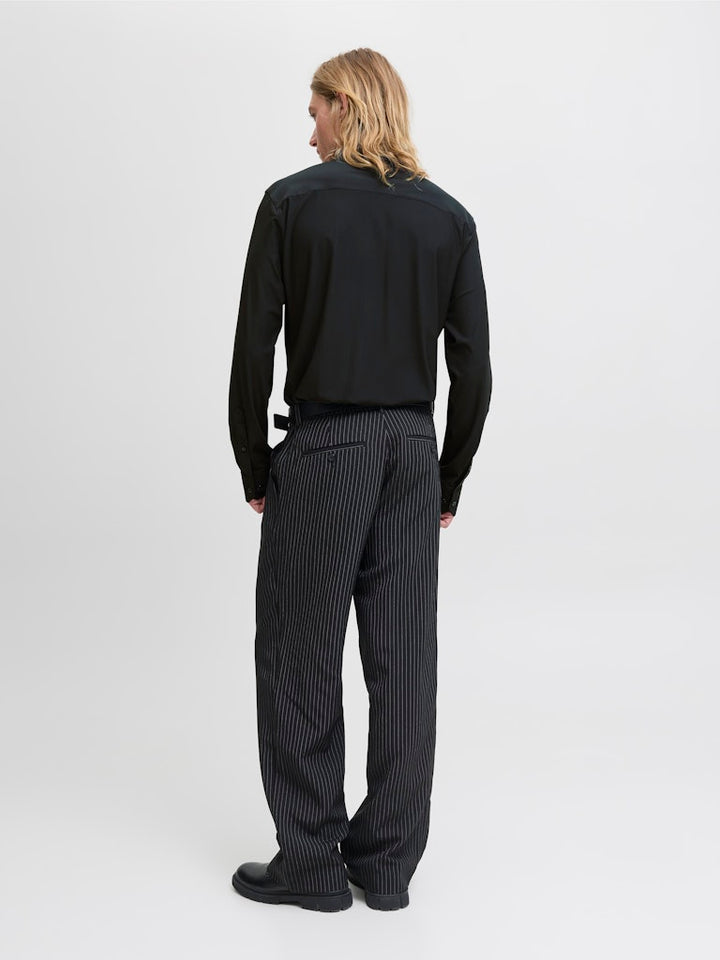 Jprblaactive Stretch Ls Shirt Ln - Zwart
