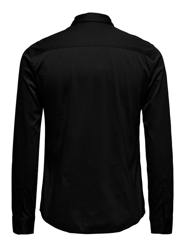 Onsrobin B/u Ls Stretch Shirt Noos Frml - Zwart