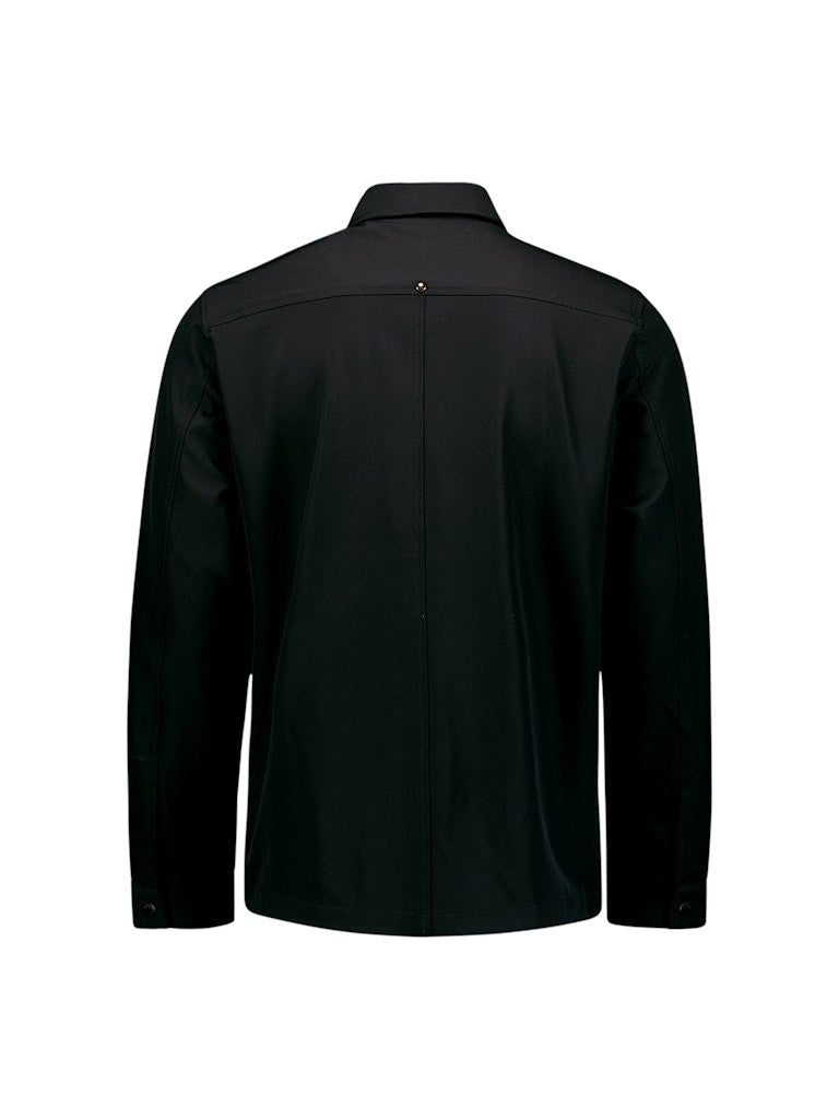 Overshirt Full Zipper Stretch Sedoc - Zwart