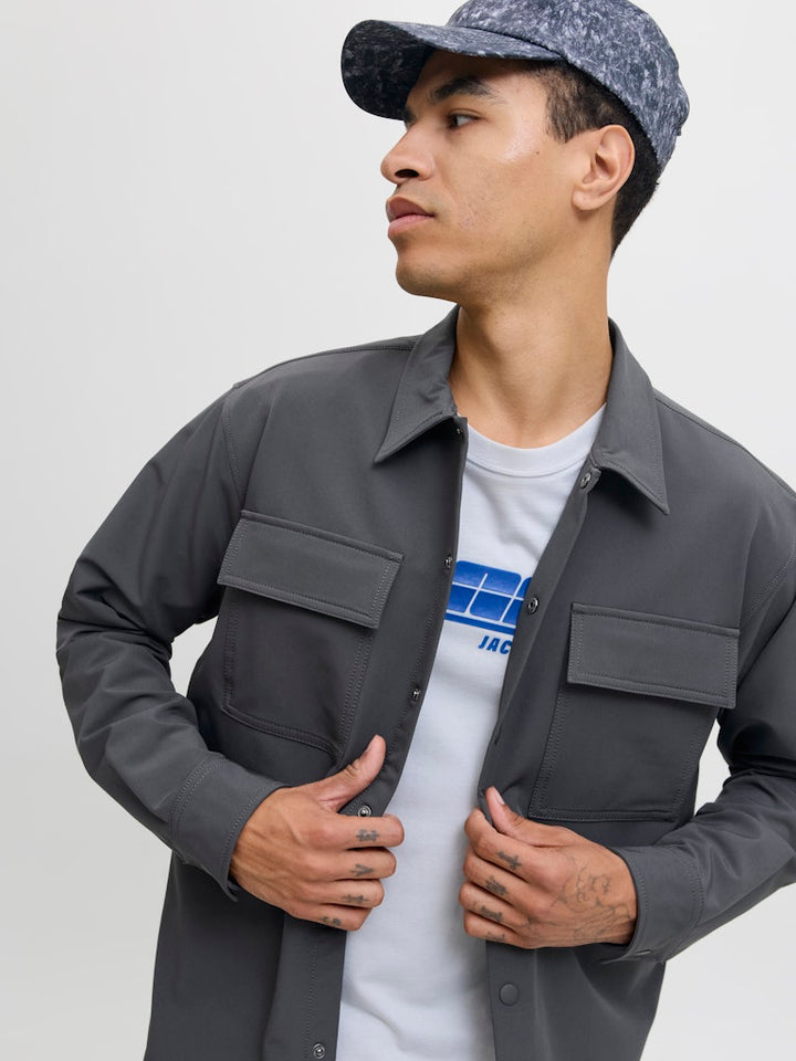 Jcopoint Commute Travel Shirt Bf - Grijs