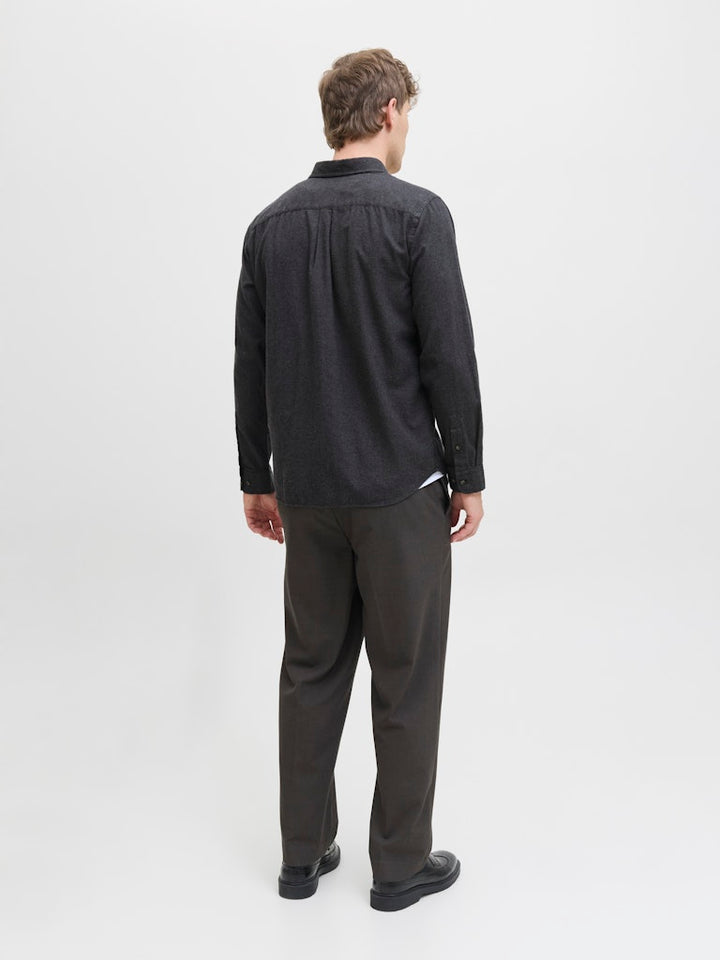 Jjeclassic Melange Shirt L/s Noos - Steel