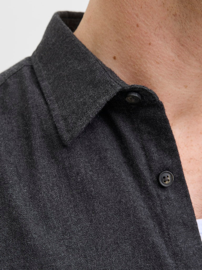 Jjeclassic Melange Shirt L/s Noos - Steel