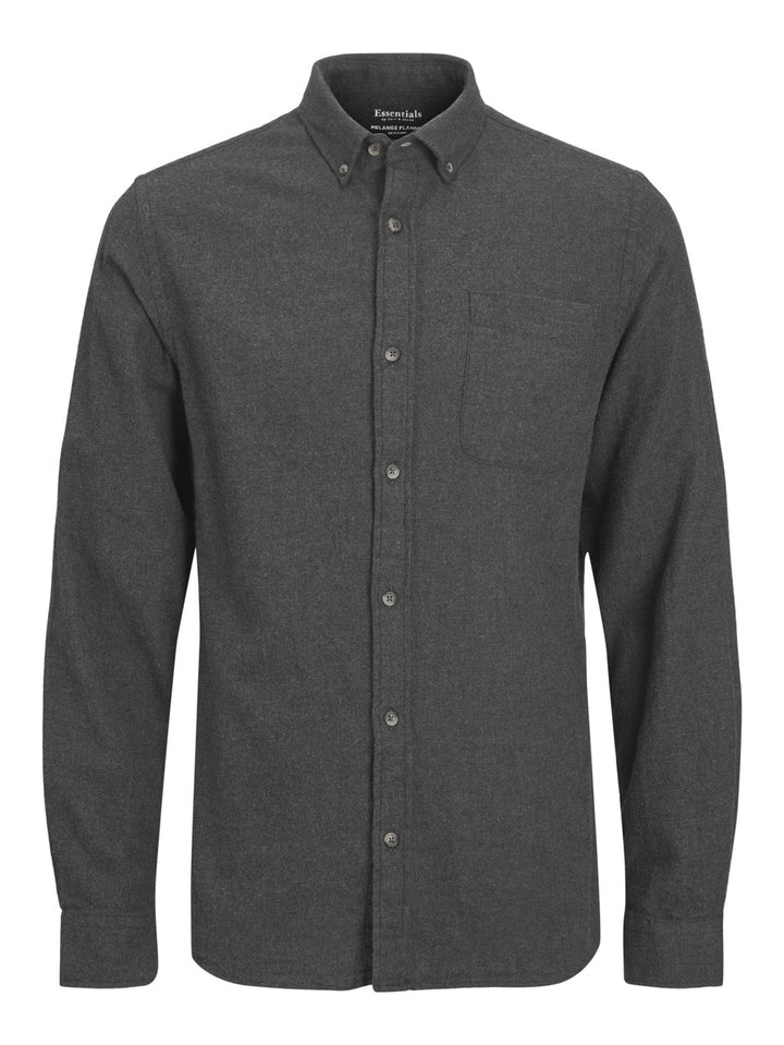 Jjeclassic Melange Shirt Ls Noos - Antraciet