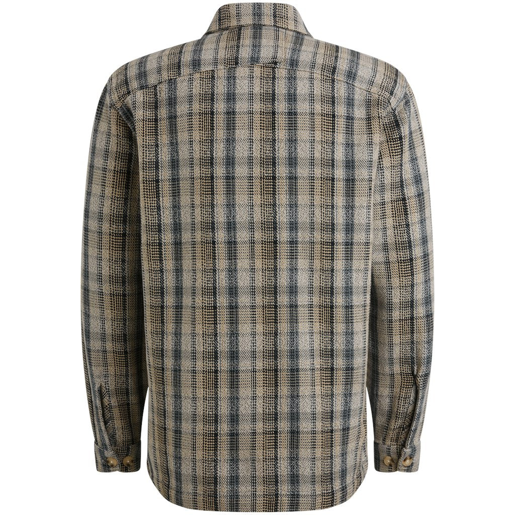 Long Sleeve Shirt Heavy Check - Antraciet