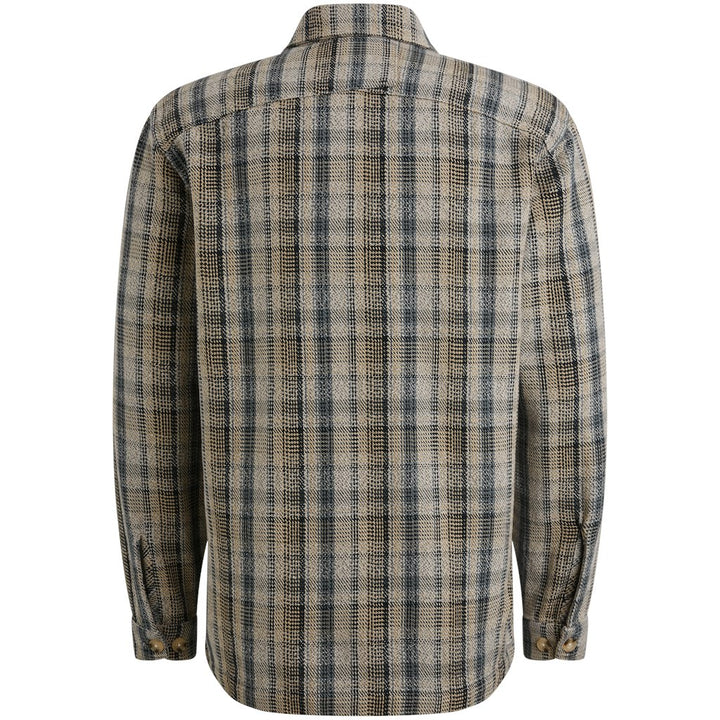 Long Sleeve Shirt Heavy Check - Antraciet