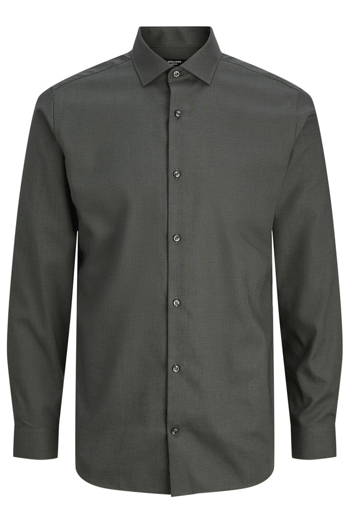 Jprblaparker Shirt L/s Noos - Antraciet
