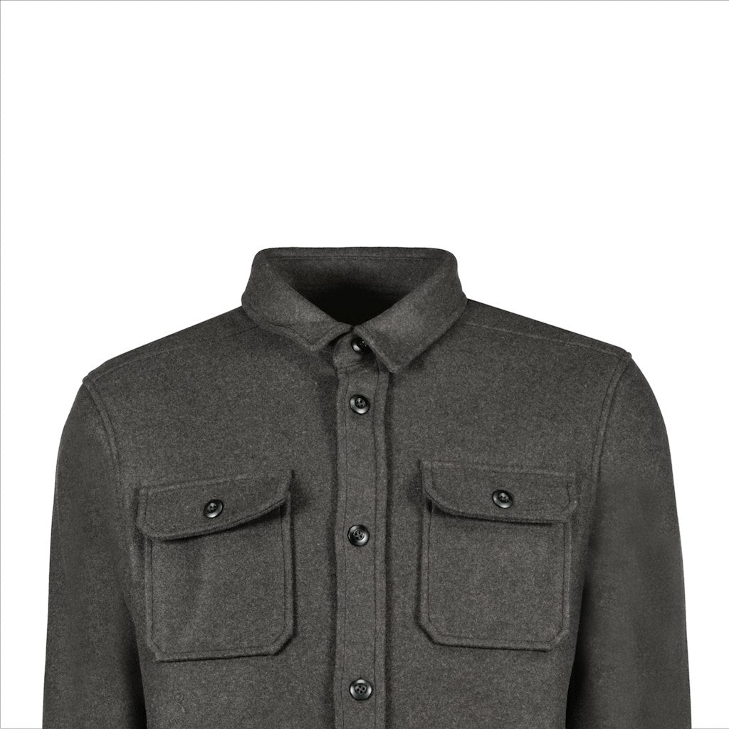 Mitzel Sw Shirt Check White - Antraciet