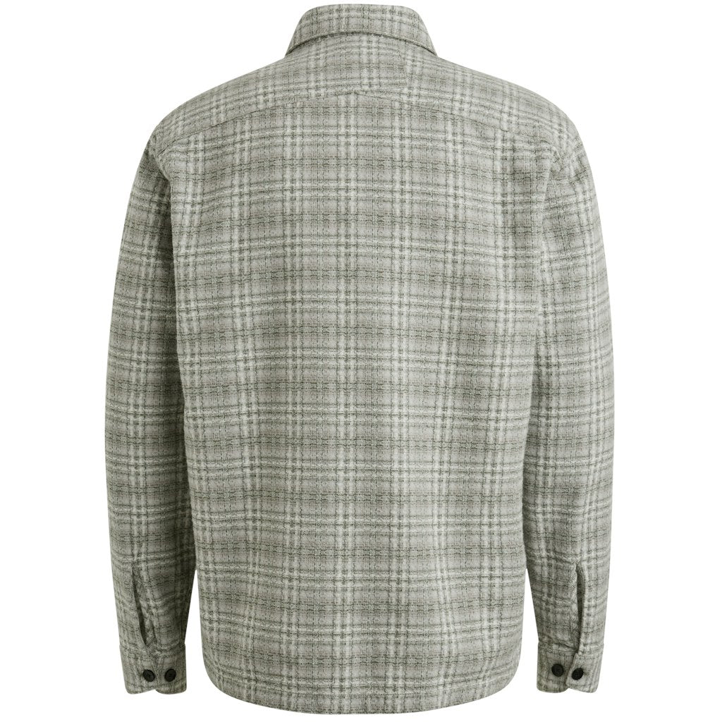 Long Sleeve Shirt Dobby Yarn Dyed - Grijs Dessin