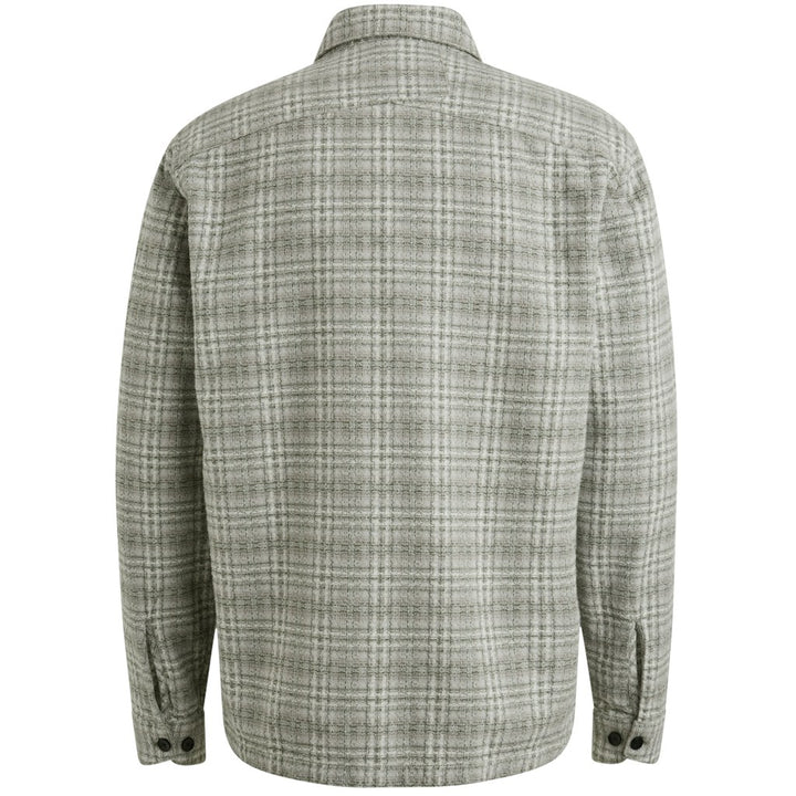 Long Sleeve Shirt Dobby Yarn Dyed - Grijs Dessin