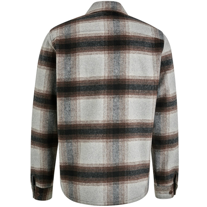 Long Sleeve Shirt Check Brushed Wo - Grijs Dessin