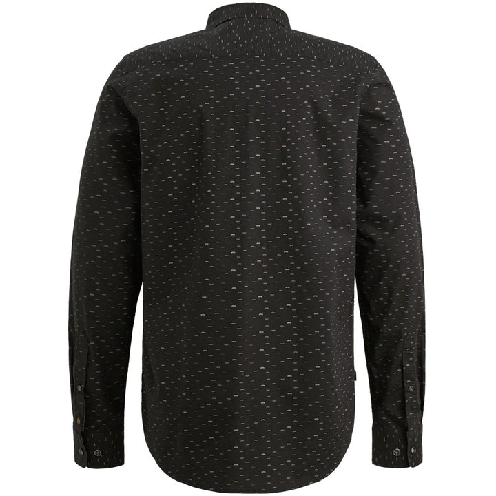 Long Sleeve Shirt Allover Print On - Zwart Dessin