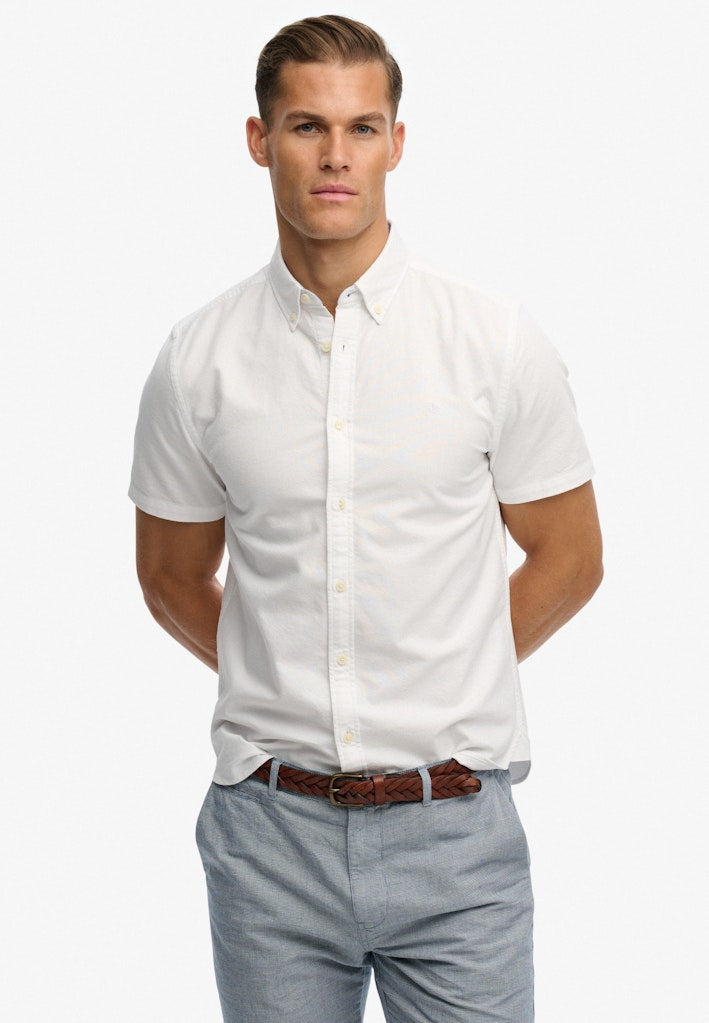 Oxford Overhemd Ss - Off-white
