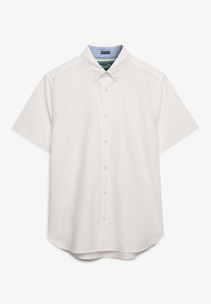 Oxford Overhemd Ss - Off-white