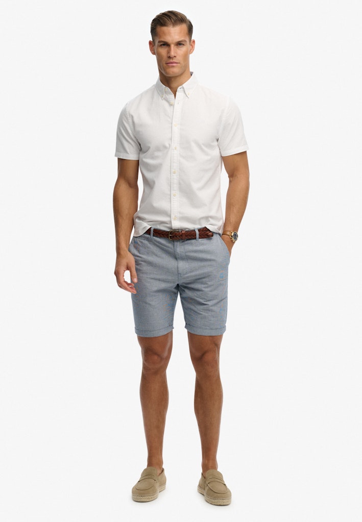Oxford Overhemd Ss - Off-white