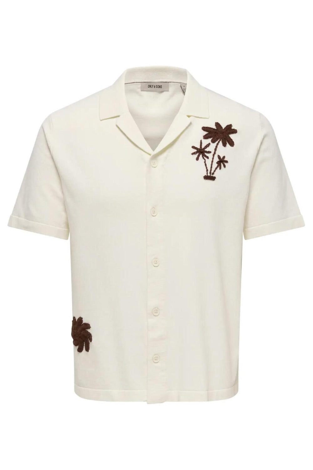 Onsmilo Life Reg 12 Ss Shirt Knit - Off-white