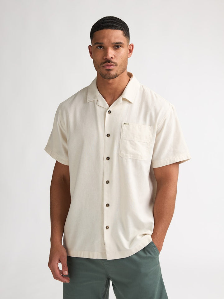 Men Shirt Short Sleeve Uni - Off-white