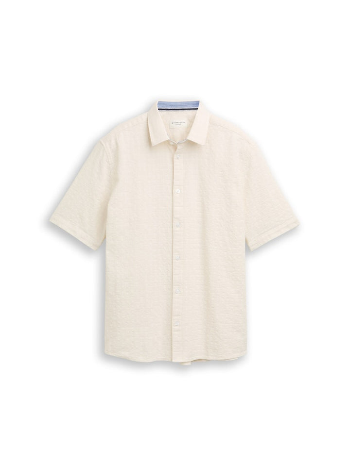 Comferd Structure Shirt - Ecru