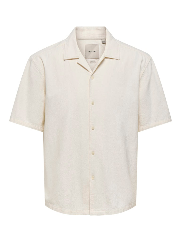 Onscolt Reg S/s 0570 Resort Shirt - Ecru