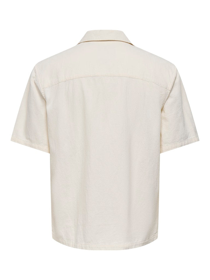 Onscolt Reg S/s 0570 Resort Shirt - Ecru