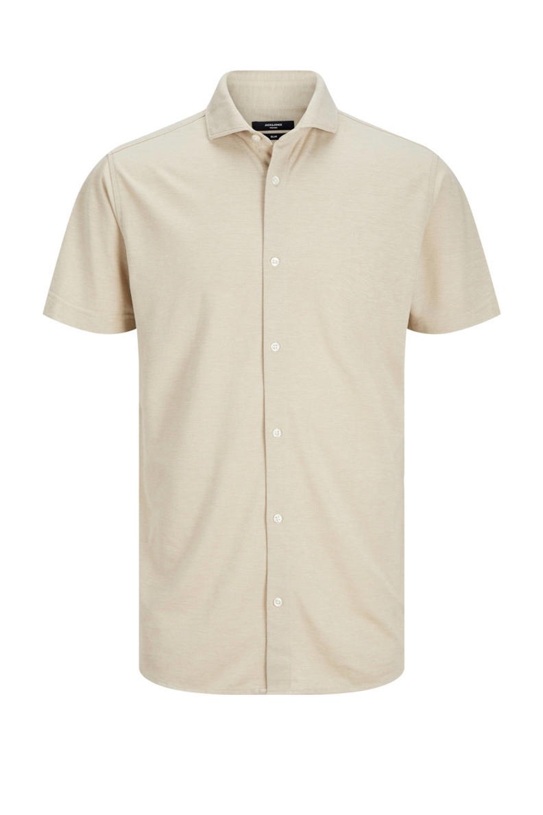 Jprblarian Pique Shirt S/s - Zand