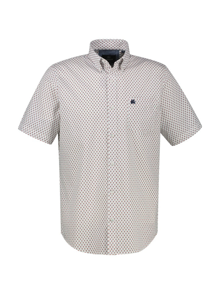 Overhemd Aop S/s - Wit Dessin