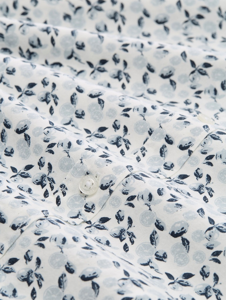 Printes Oxford Shirt - Wit Dessin