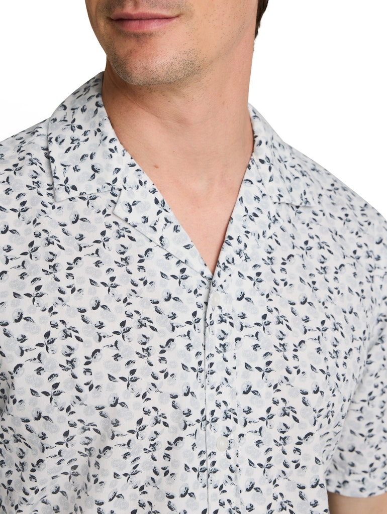 Printes Oxford Shirt - Wit Dessin