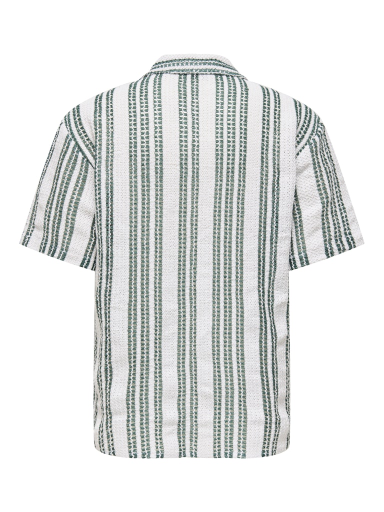 Onscolt Reg S/s 0570 Resort Shirt - Wit Dessin