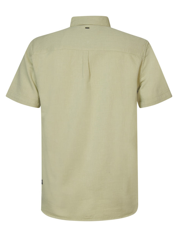 Men Shirt Short Sleeve Uni - Lime