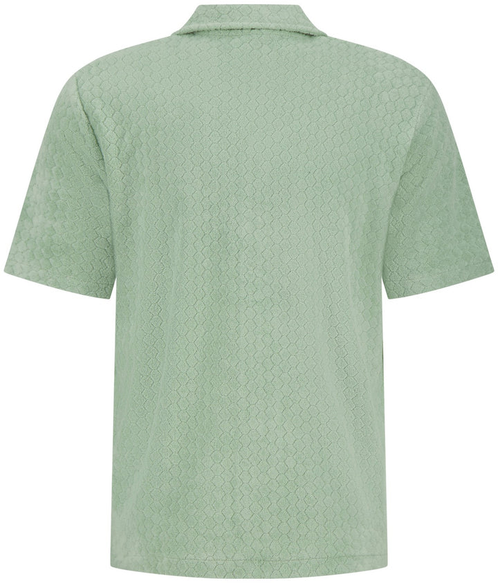 Honeycomb Toweling Shirt - Mint