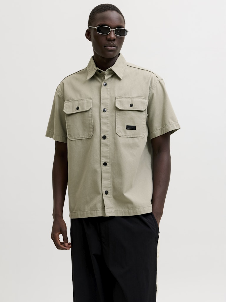 Jcoben Classic Fusion Shirt Ss - Olijf