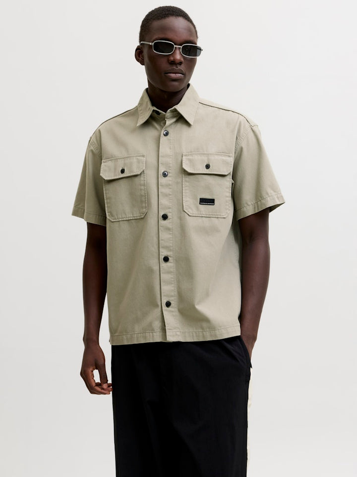 Jcoben Classic Fusion Shirt Ss - Olijf