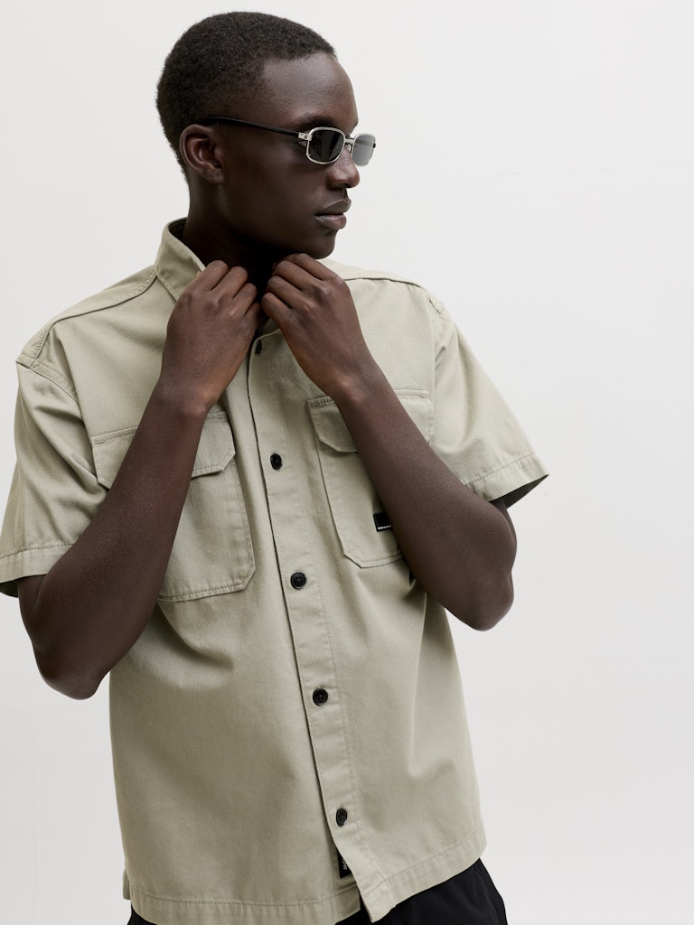 Jcoben Classic Fusion Shirt Ss - Olijf