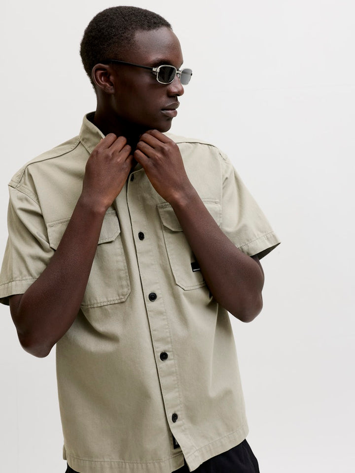 Jcoben Classic Fusion Shirt Ss - Olijf