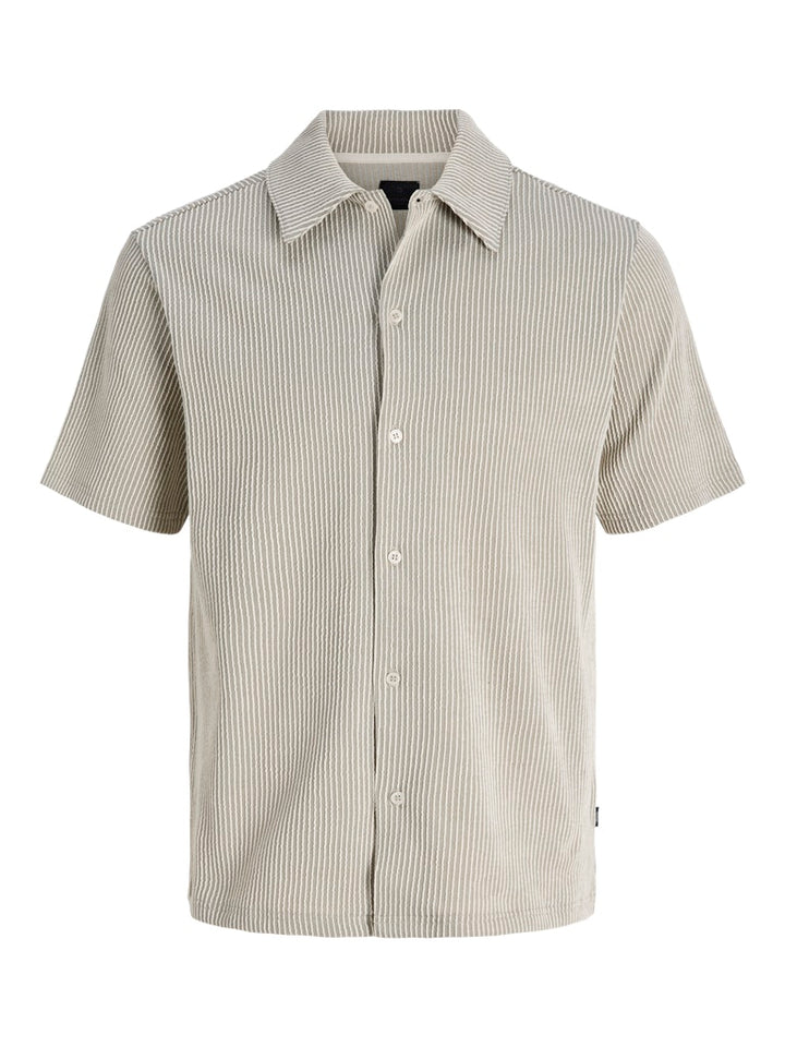 Jprblanoah Ss Shirt Styd Ss26 - Olijf