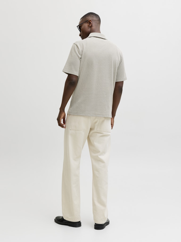 Jprblanoah Ss Shirt Styd Ss26 - Olijf