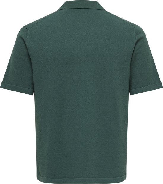 Onsmilo Life Reg 12 Ss Shirt Knit - Esmerald