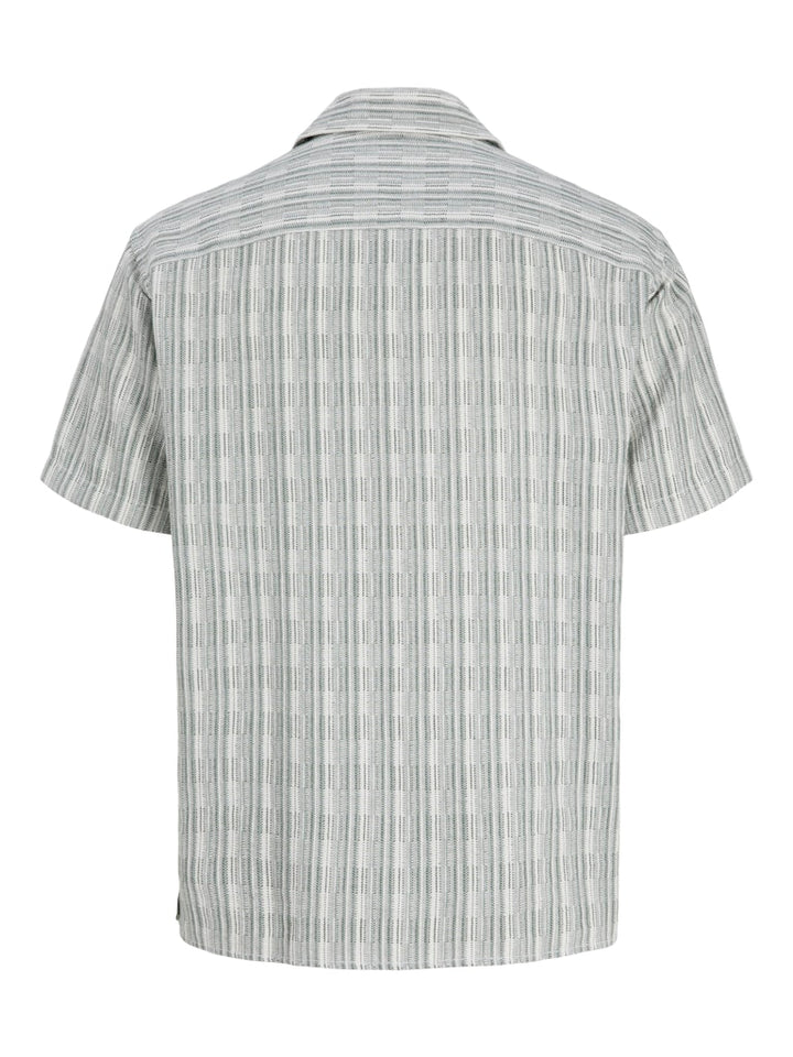 Jprblutiago Structure Ss Resort Shirt Sn - Groen Dessin