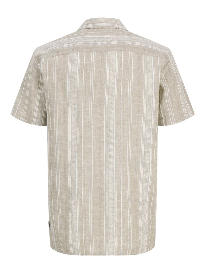 Jprblusummer Lin. Blen Dobby Ss Shirt Sn - Groen Dessin