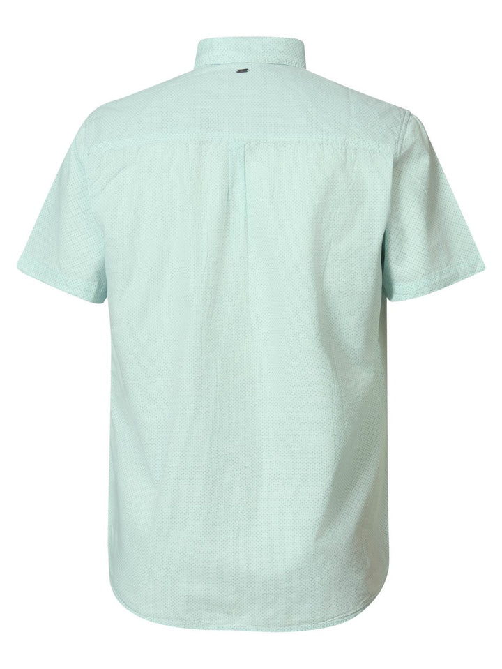 Men Shirt Short Sleeve Aop - Lichtblauw