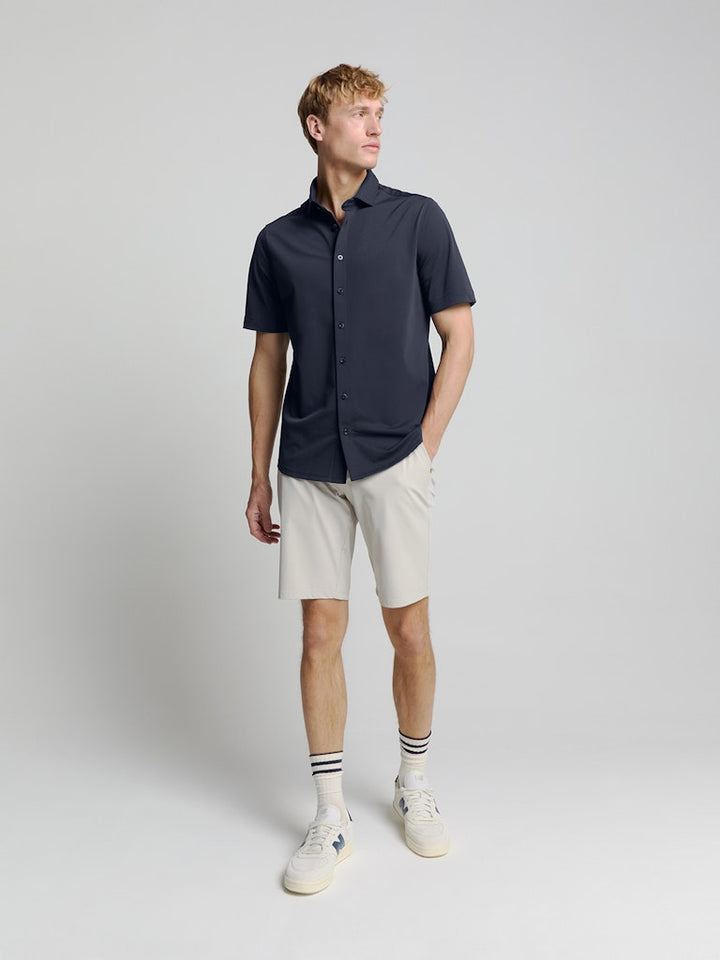 Shirt  Short Sleeve Jersey Travel - Navy