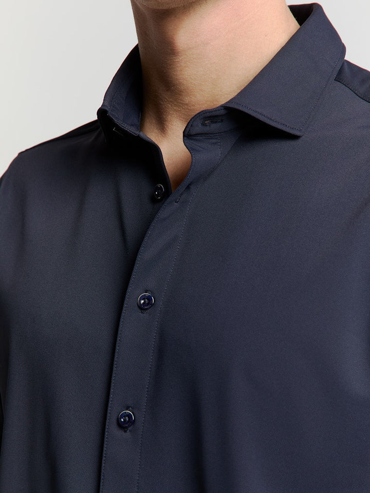 Shirt  Short Sleeve Jersey Travel - Navy