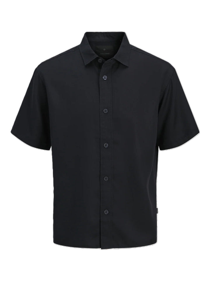 Jprblaskye Tencel S/s Shirt - Navy