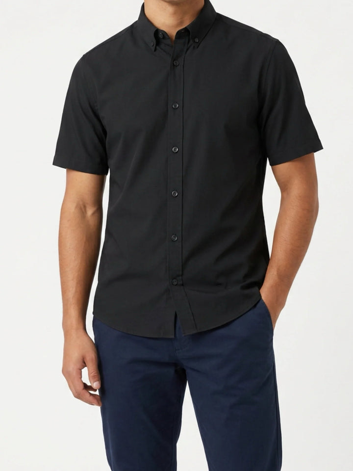 Jprblaskye Tencel S/s Shirt - Navy