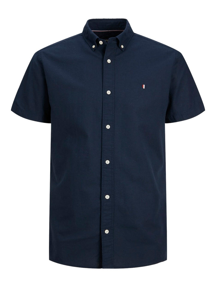 Jprblusummer Shield Shirt S/s - Navy