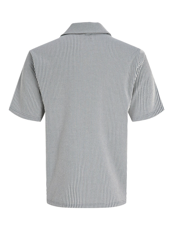 Jprblanoah Ss Shirt Styd Ss26 - Blauw Dessin