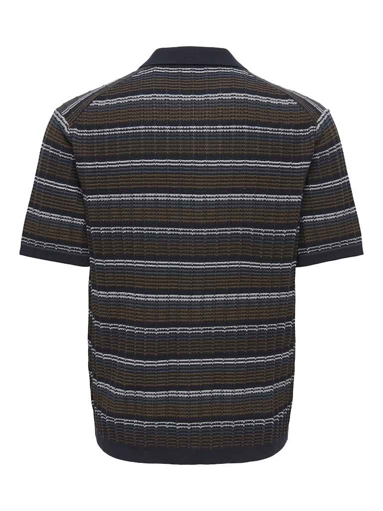 Onsleeds Reg Ss Shirt Knit Noos - Blauw Dessin