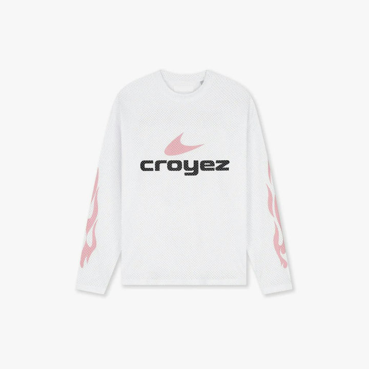 T-shirt L/s Service Dept - Wit